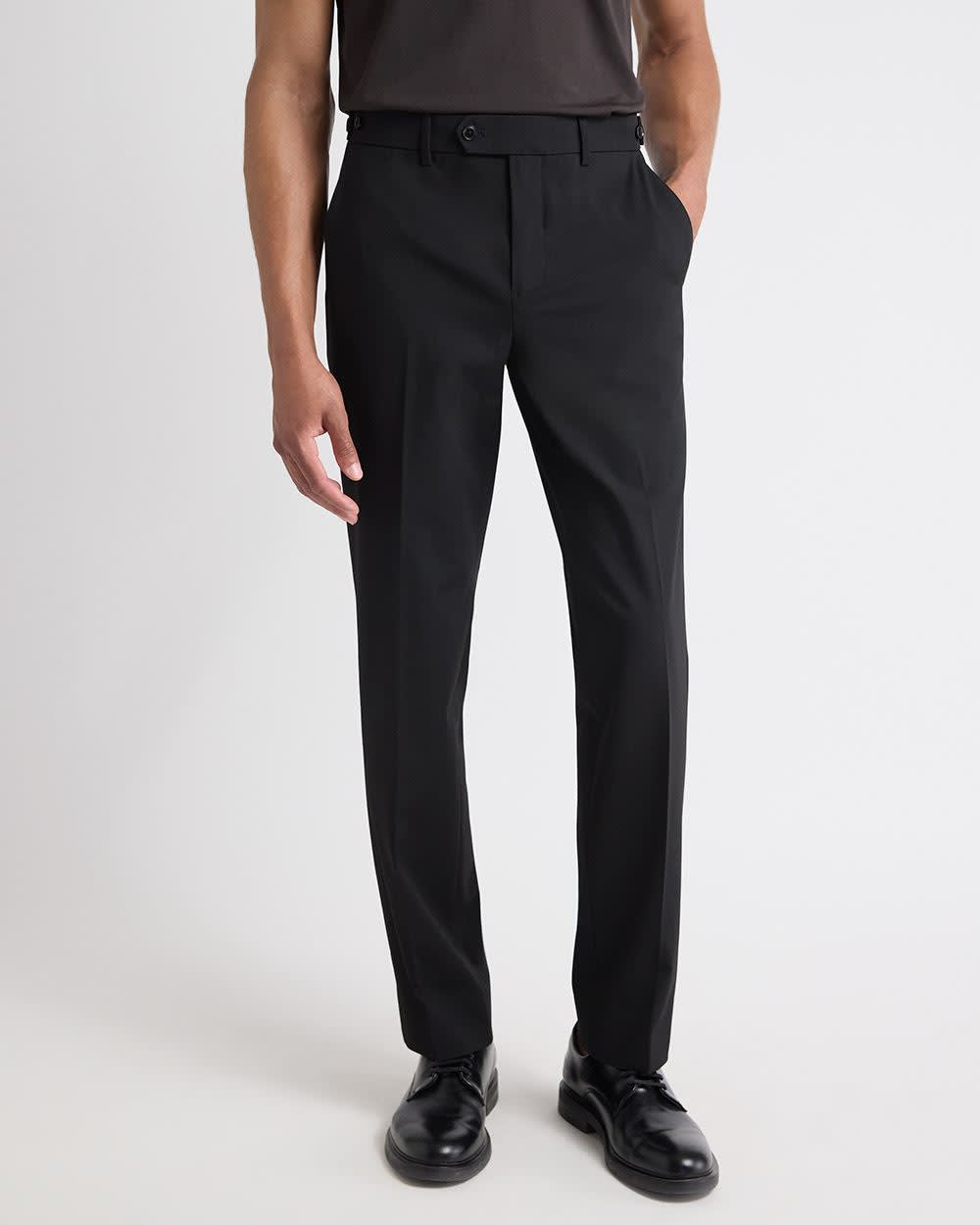 Men's Tailored-Fit Black Essential Pants – RW&CO