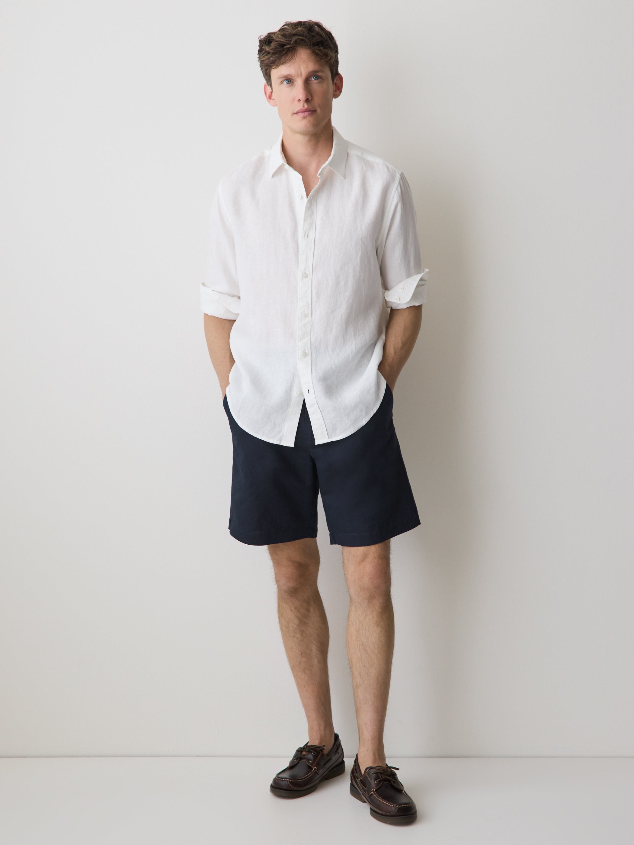 Men's Linen-Blend Shorts Casual Summer Wear – RW&CO
