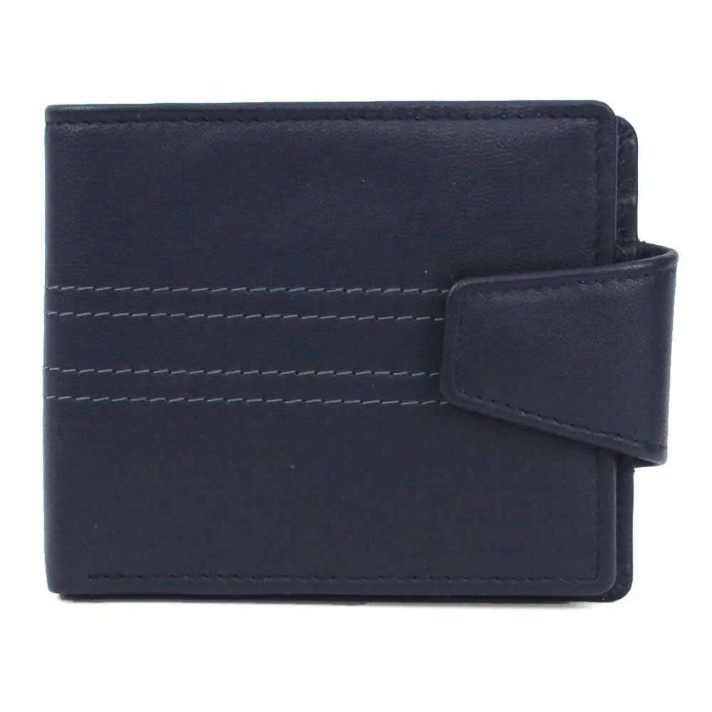 Eastern Counties Leather - Unisex Adult Elijah Bi-Fold Leather Stitch Detail Wallet