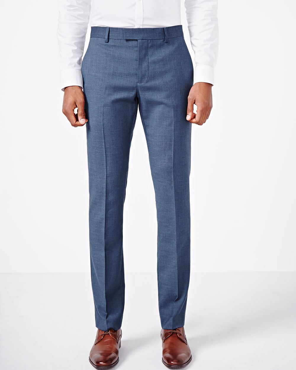 Slim Fit Peak Teal Pant RW&CO.