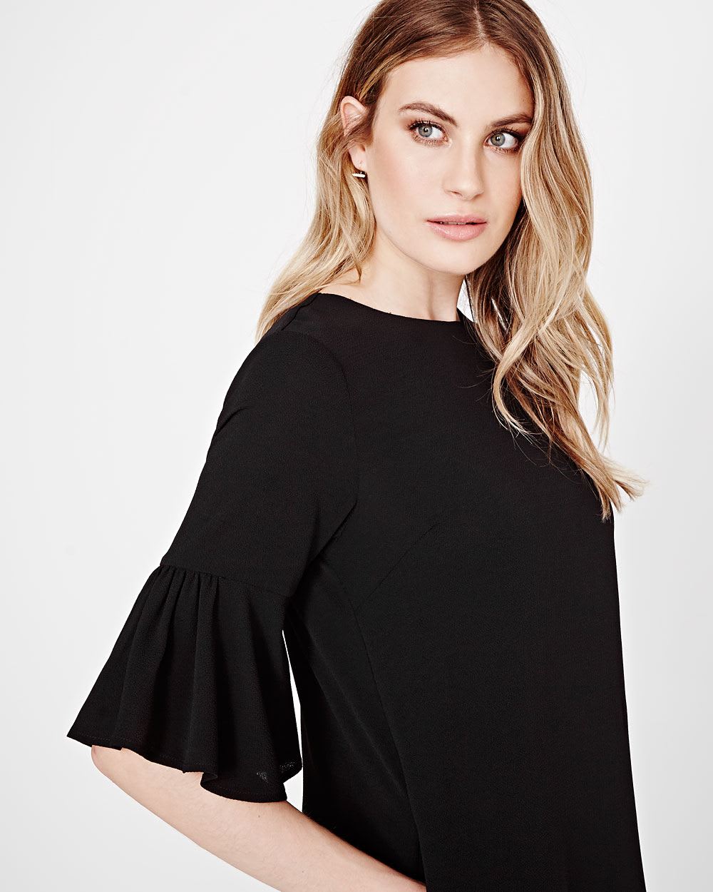 Bell Sleeve Shift Dress RW&CO.