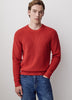 Knit Crewneck Sweater Cotton Cashmere Blend