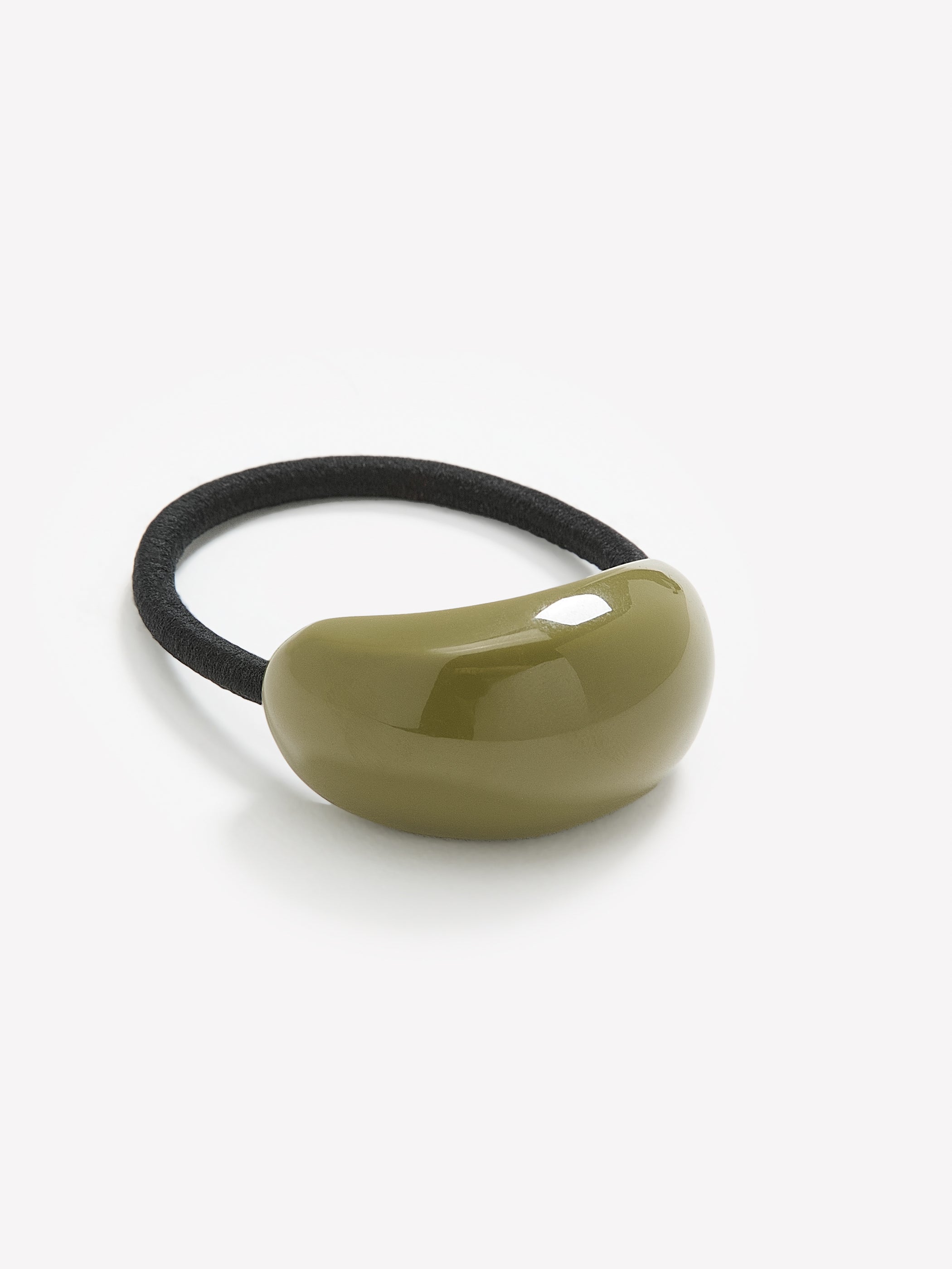 Élastique à Cheveux avec Plaque en Acrylique