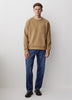 Knit Fleece Pullover Raglan Crew Neck
