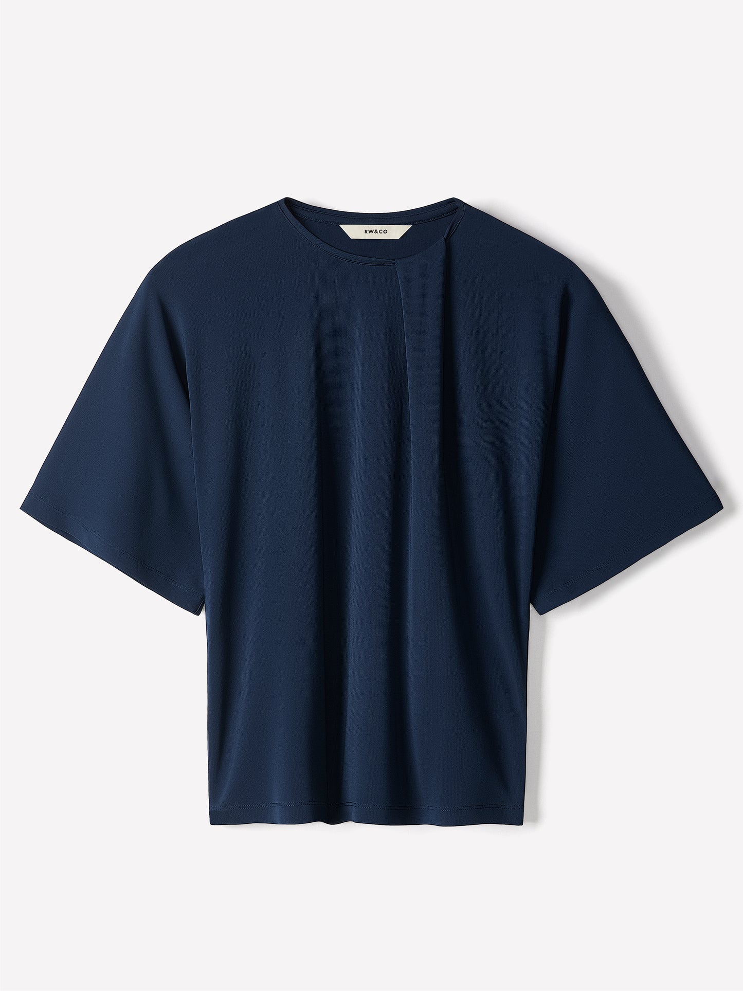 Knit Blouse High Twist Dolman Sleeve