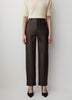 High-Rise Tapered-Leg Faux-Leather Pant