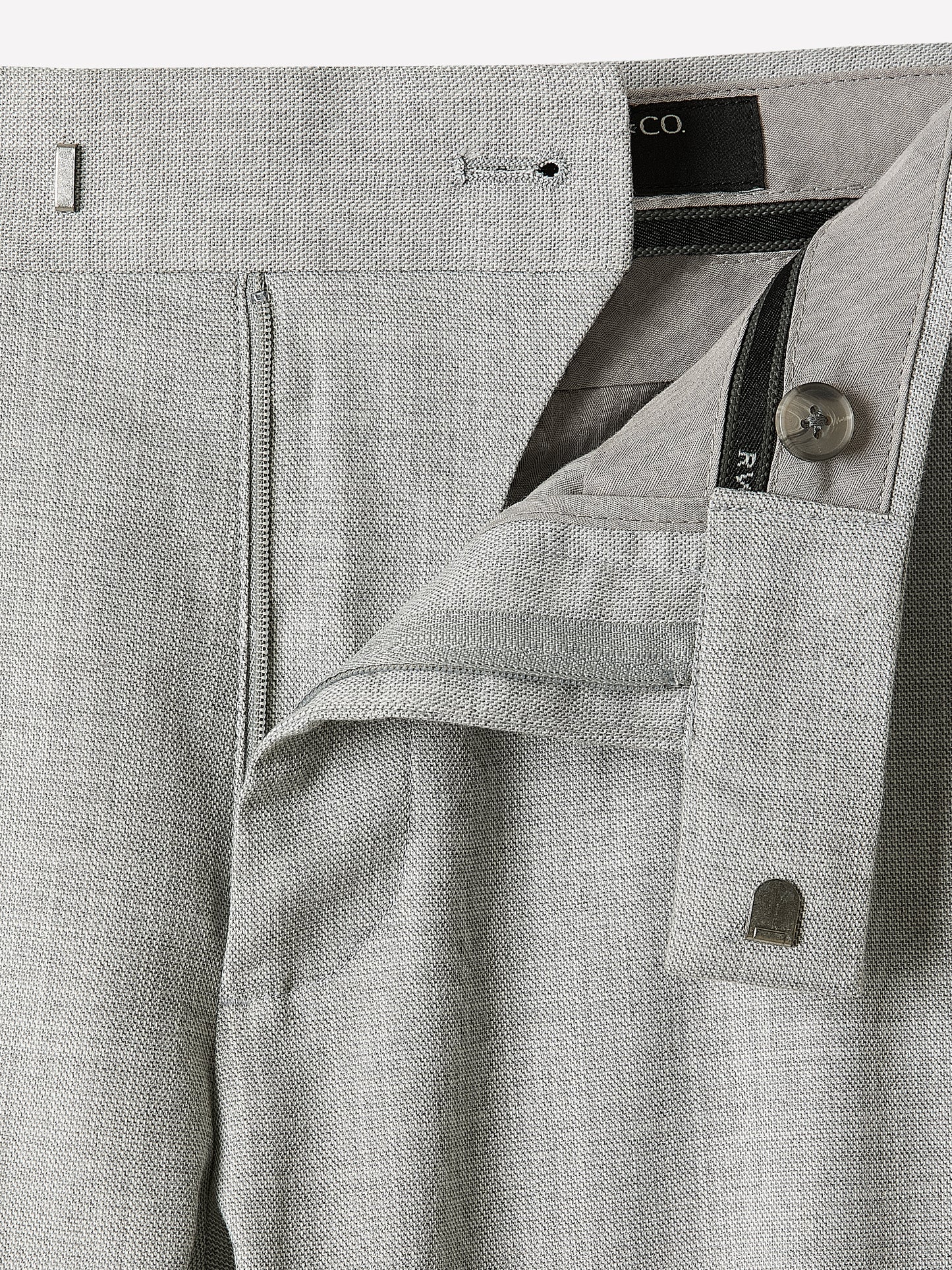 Essential Slim Fit Light Grey Suit Pant