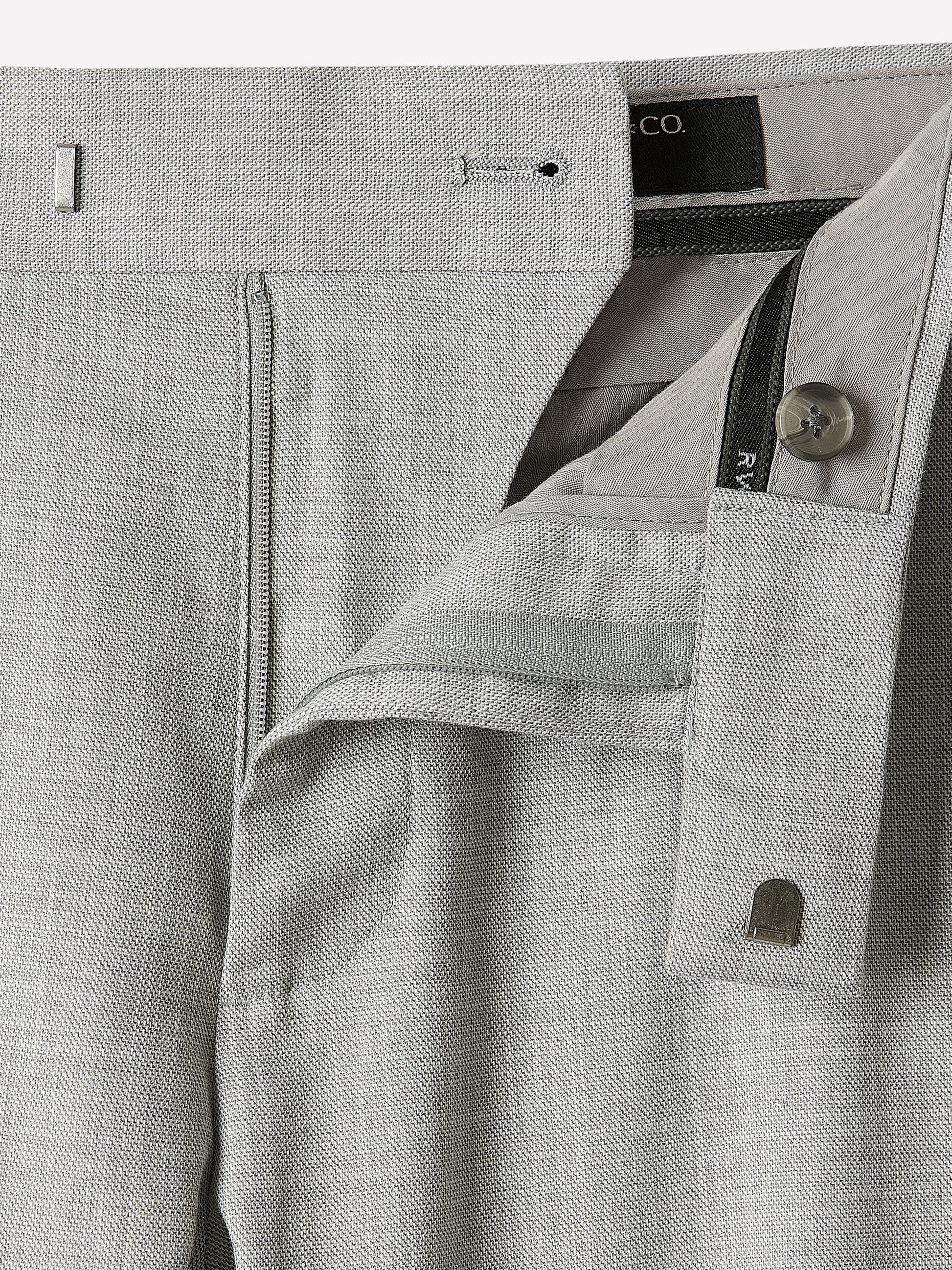 Essential Slim Fit Light Grey Suit Pant