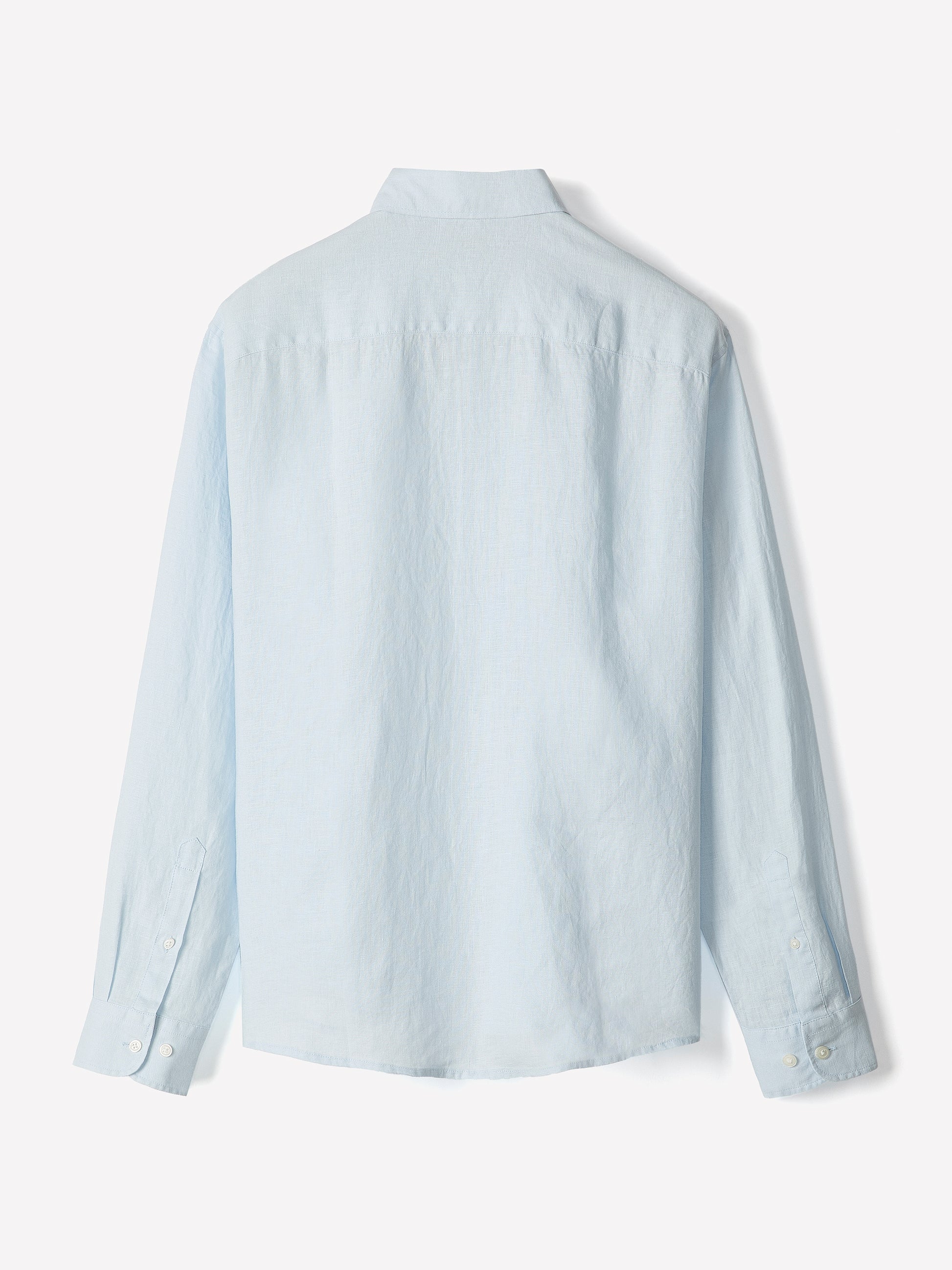 Long-Sleeve Linen Shirt