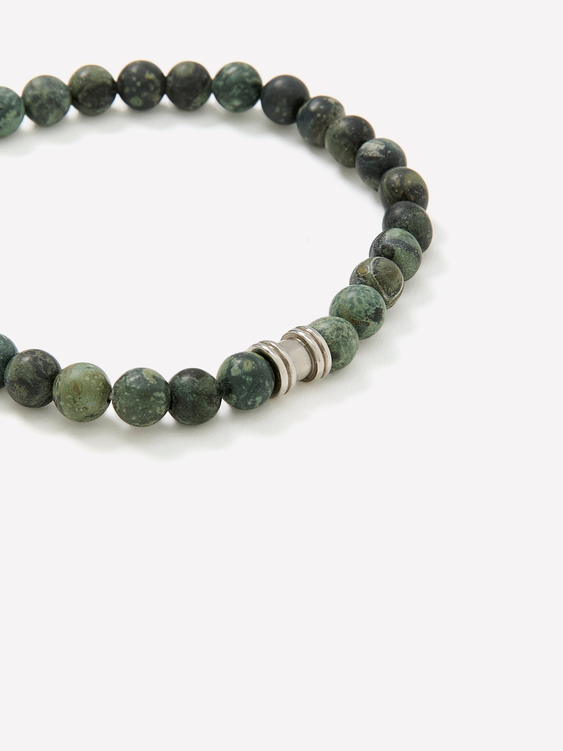 Men's Beaded Bracelet Semi-Precious Stone