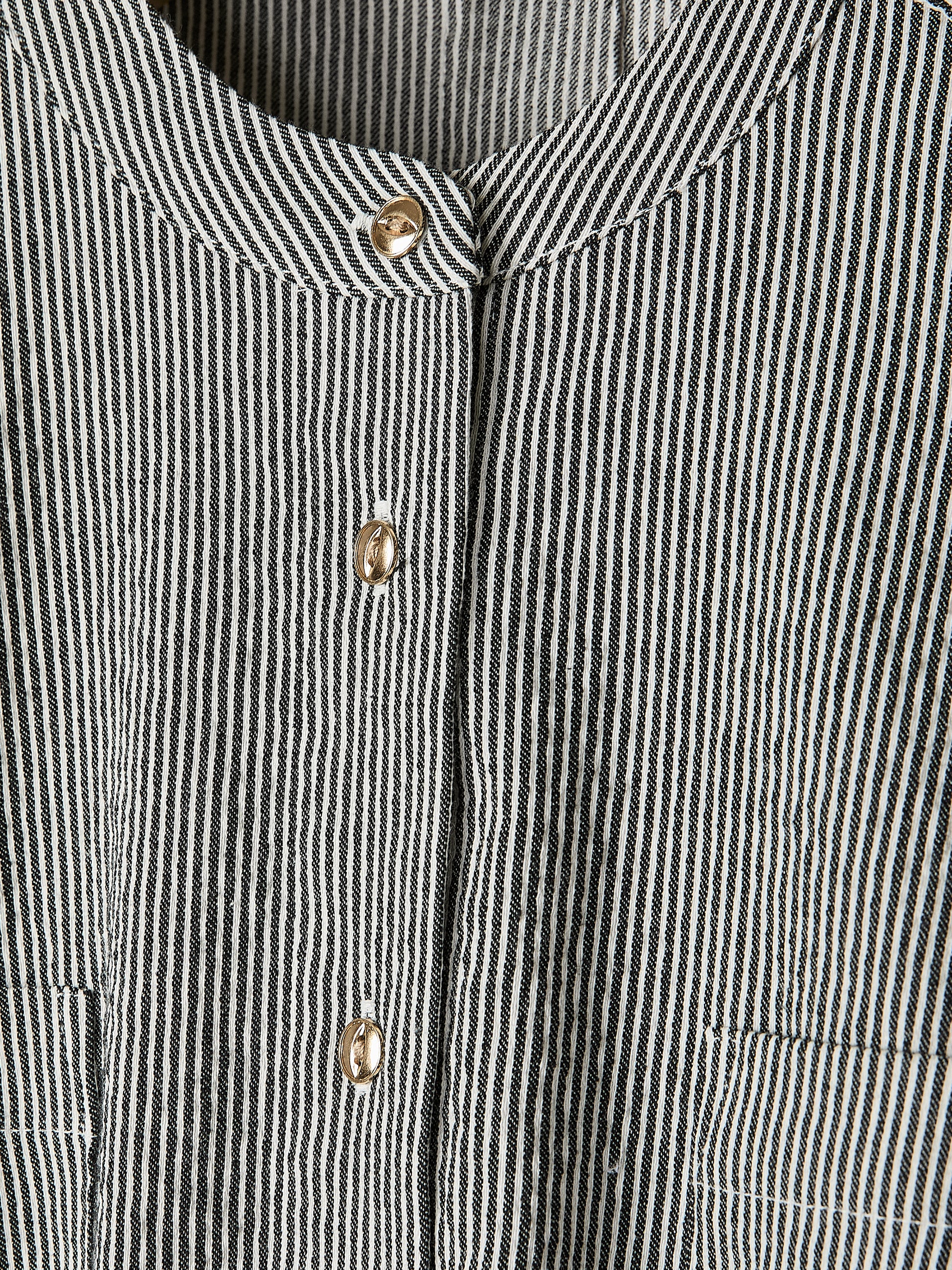Woven Seersucker Button-Down Shirt