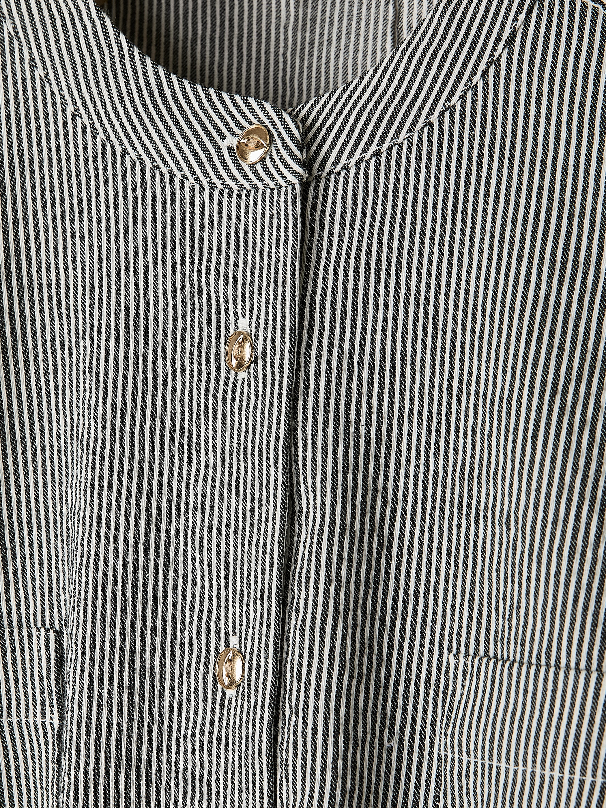 Woven Seersucker Button-Down Shirt
