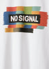 Oversized Short-Sleeve Crew-Neck Tee with Print