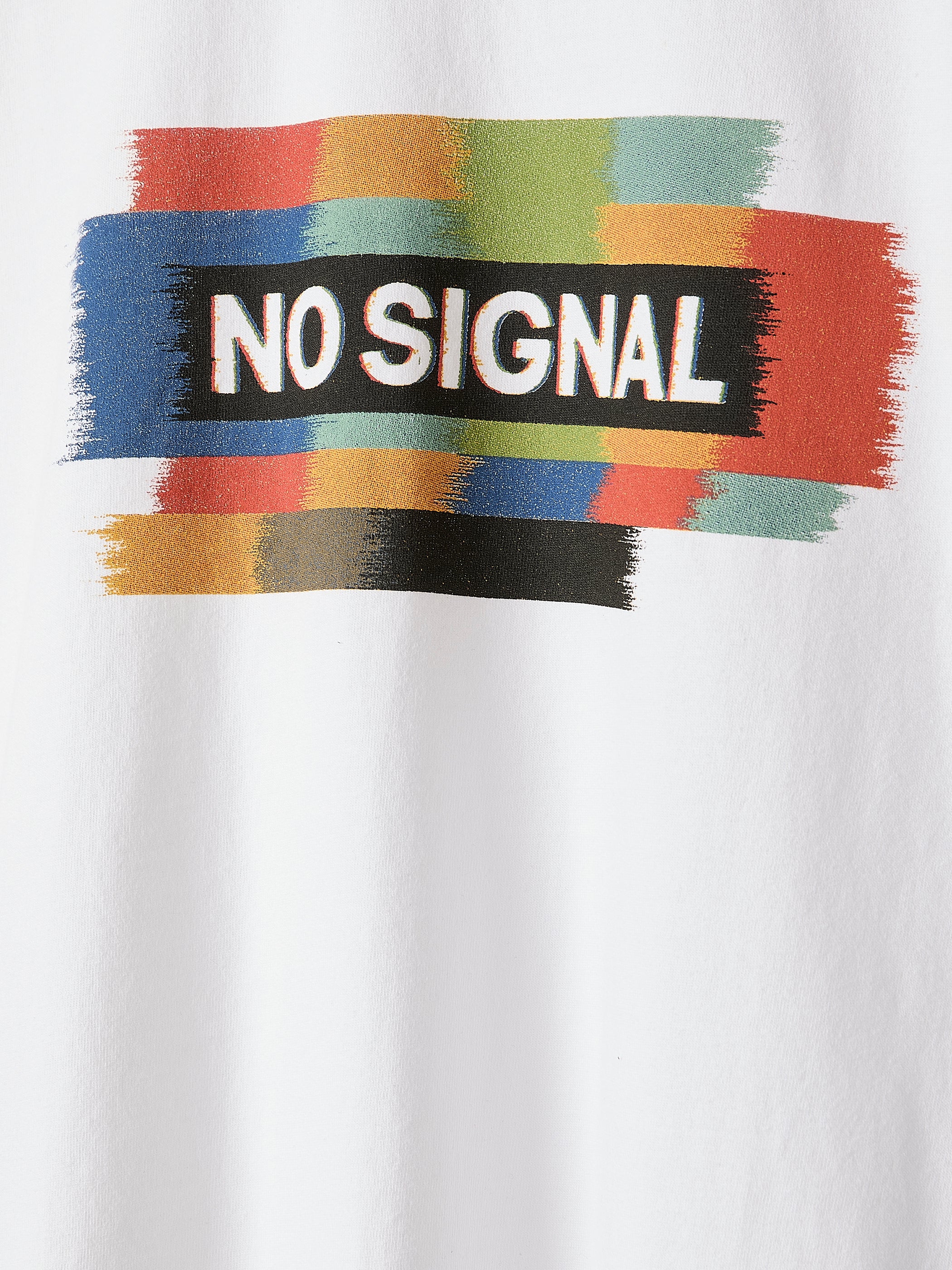 Oversized Short-Sleeve Crew-Neck Tee with Print