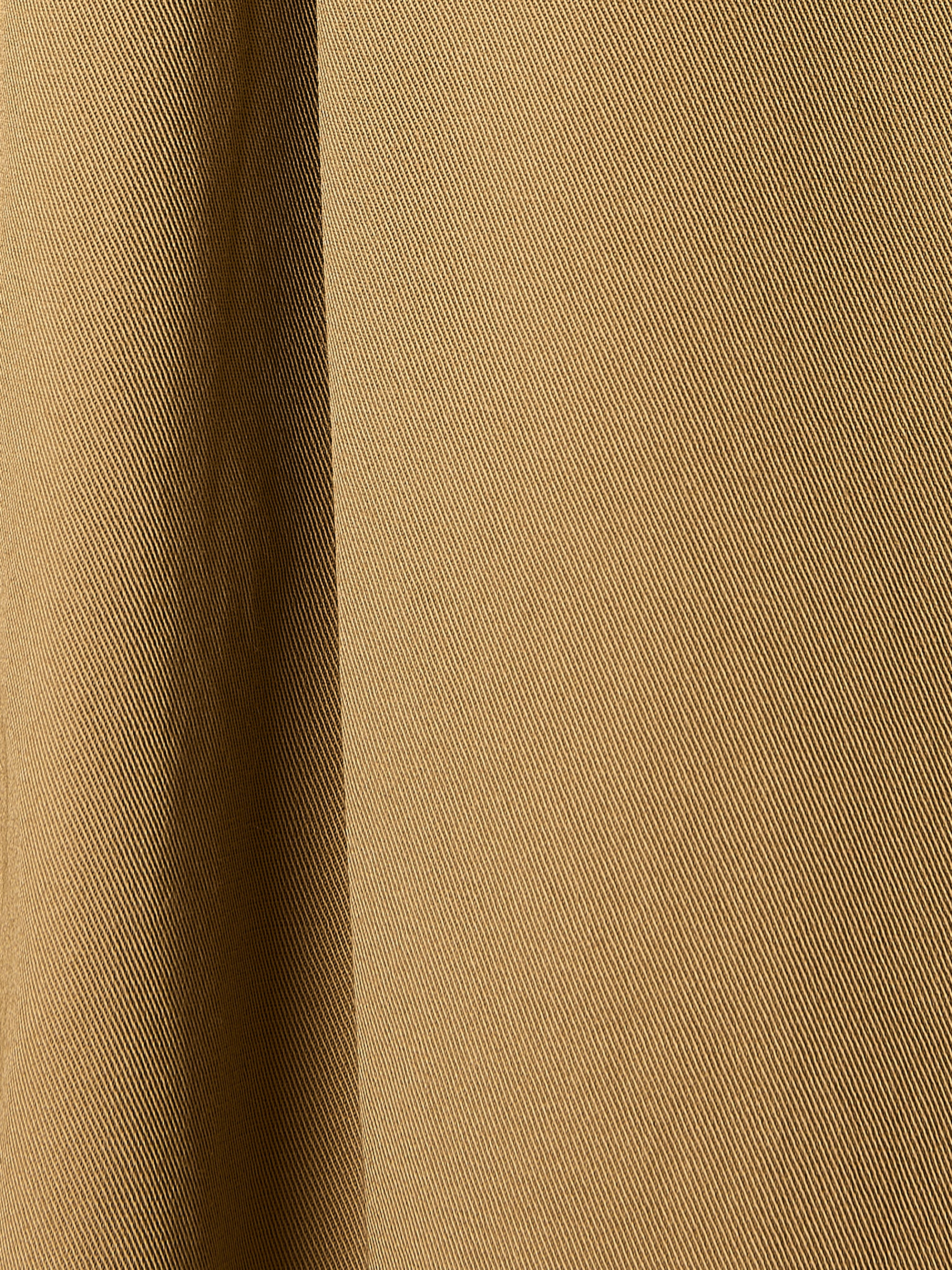 Loose Straight-Leg Pleated Chino Pant