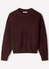 Cable Stitch Long Sleeve Pullover Sweater