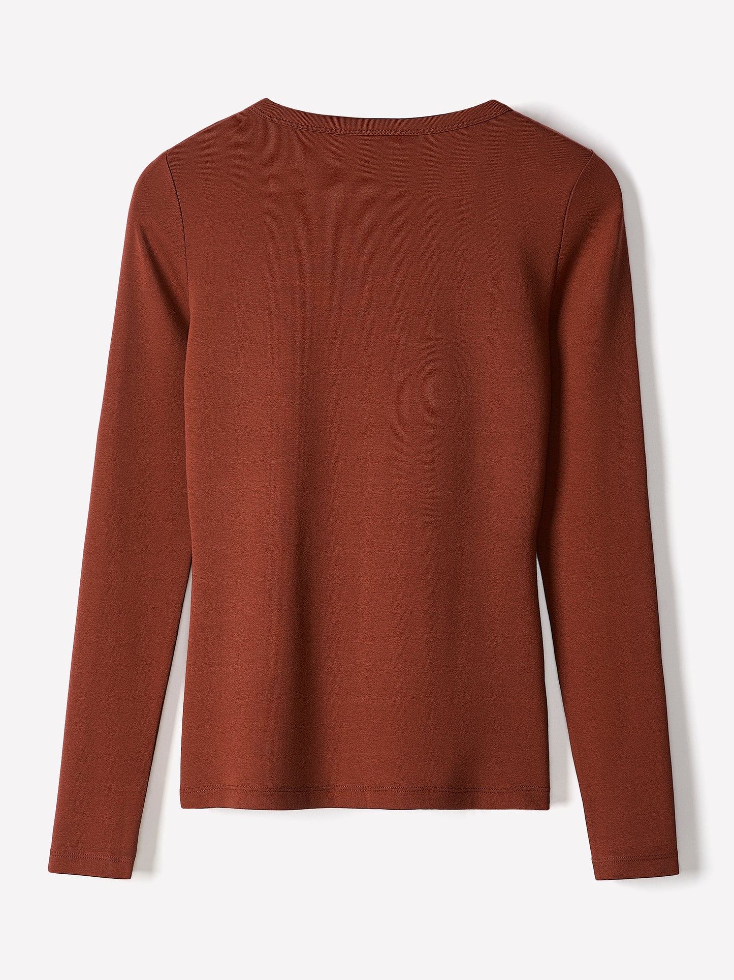 Long Sleeve Knit Pullover Crew Neck Cotton Blend