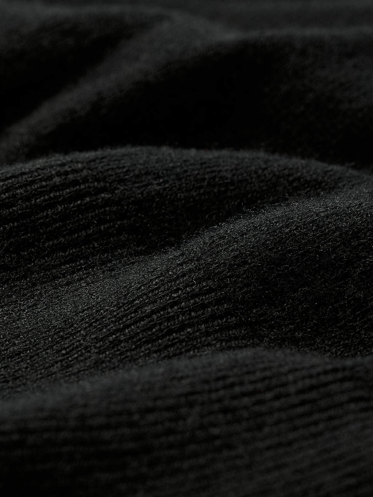 Crossover Pull Cotton Blend Sweater