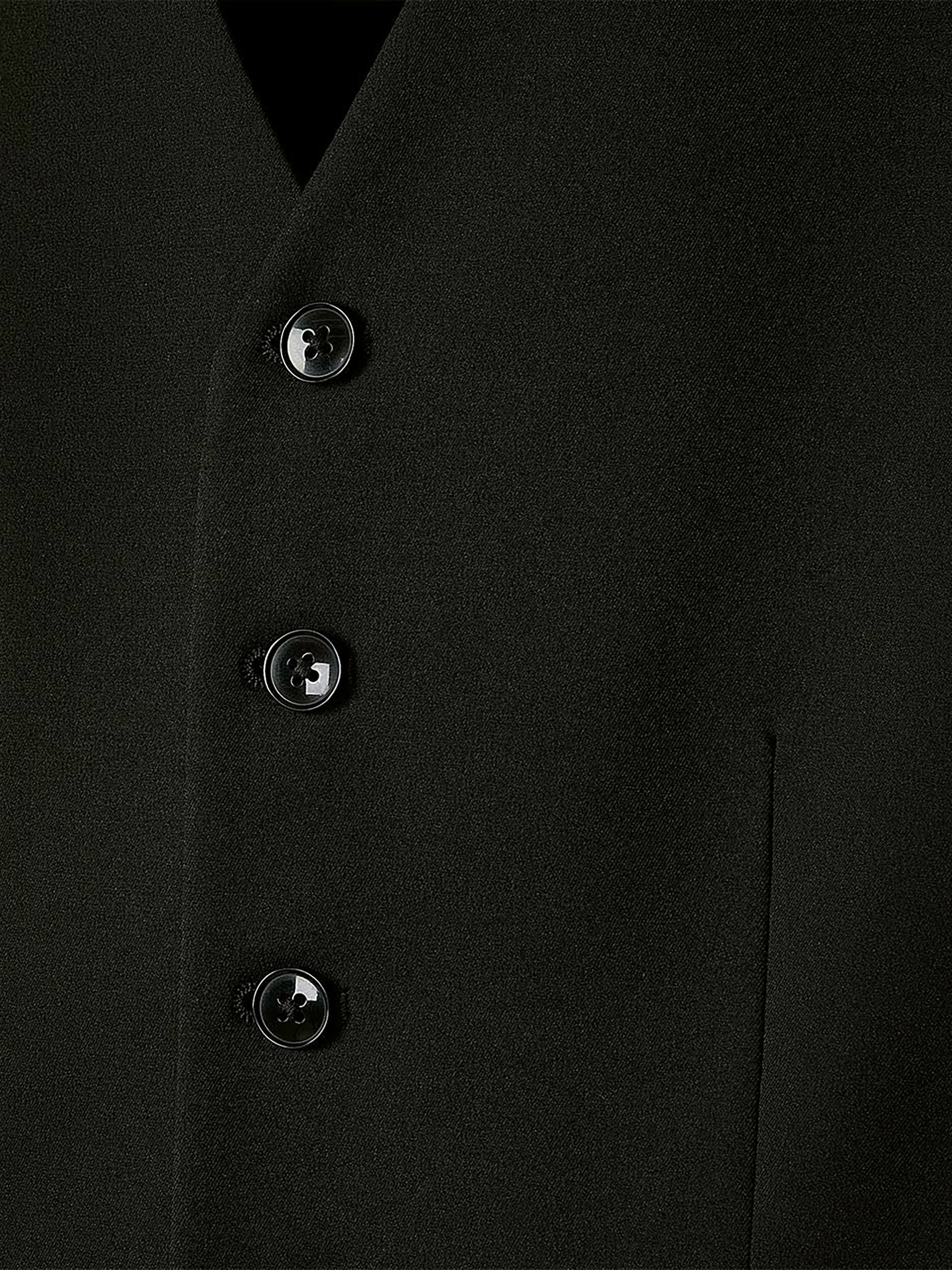 Black Suit Vest