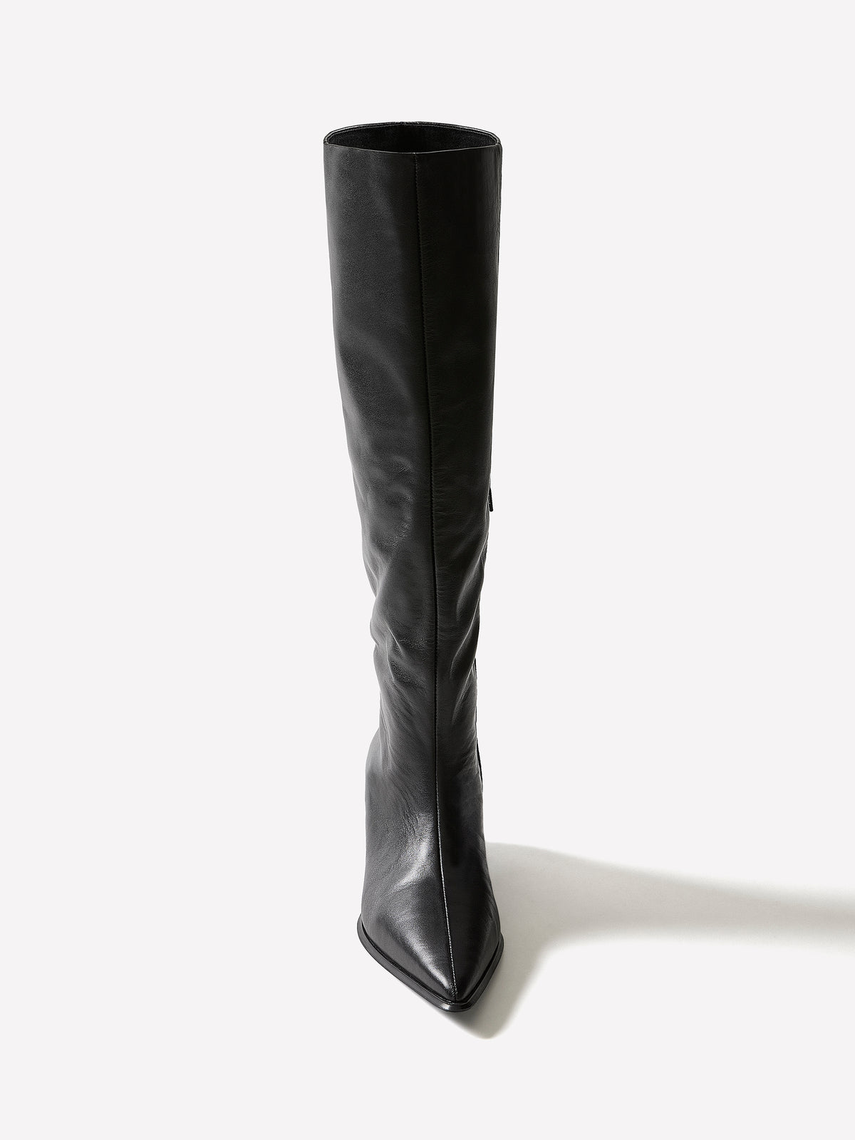 High Knee Leather Boot