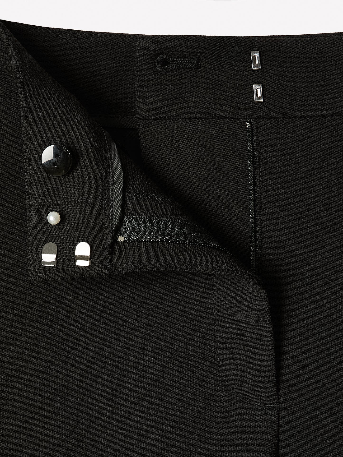 Mid-Rise Wide-Leg Heavy Twill Pant