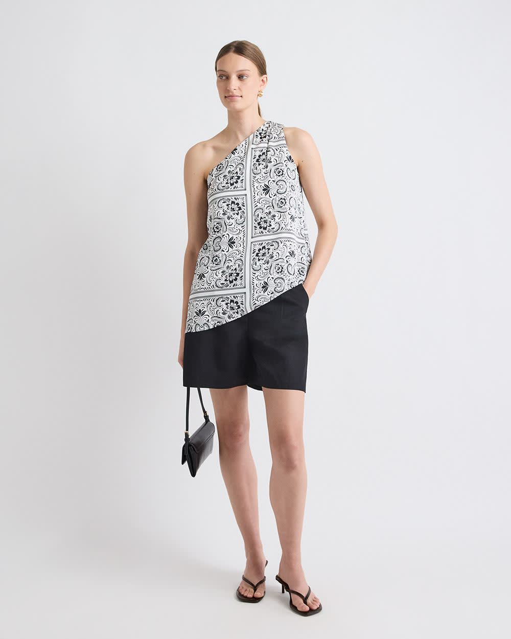 Blouse à Une Épaule