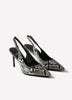 Ladies Leather High Heel Shoes