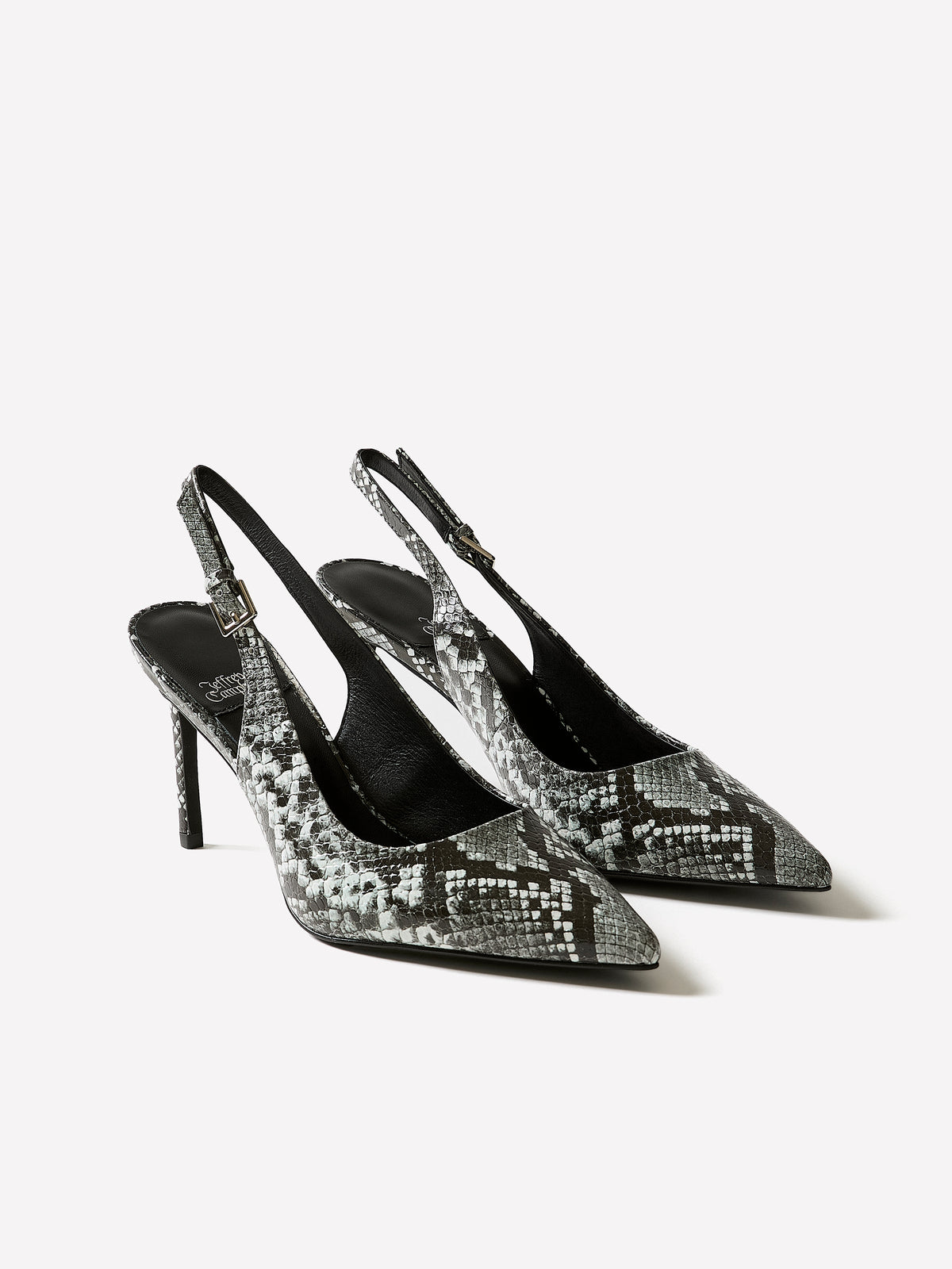 Ladies Leather High Heel Shoes