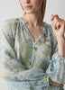 Woven Lyocell Voile Puff Sleeve Blouse
