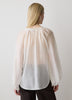 Woven Lyocell Voile Puff Sleeve Blouse