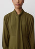 Woven Chiffon Asymmetric Hem Dress