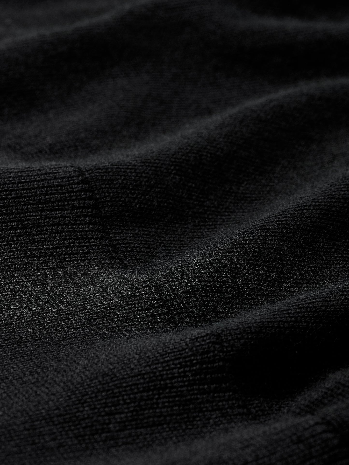 Merino Wool Knit Polo Sweater Long Sleeve