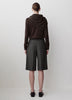 Long Bermuda Shorts Heavy Twill Fabric