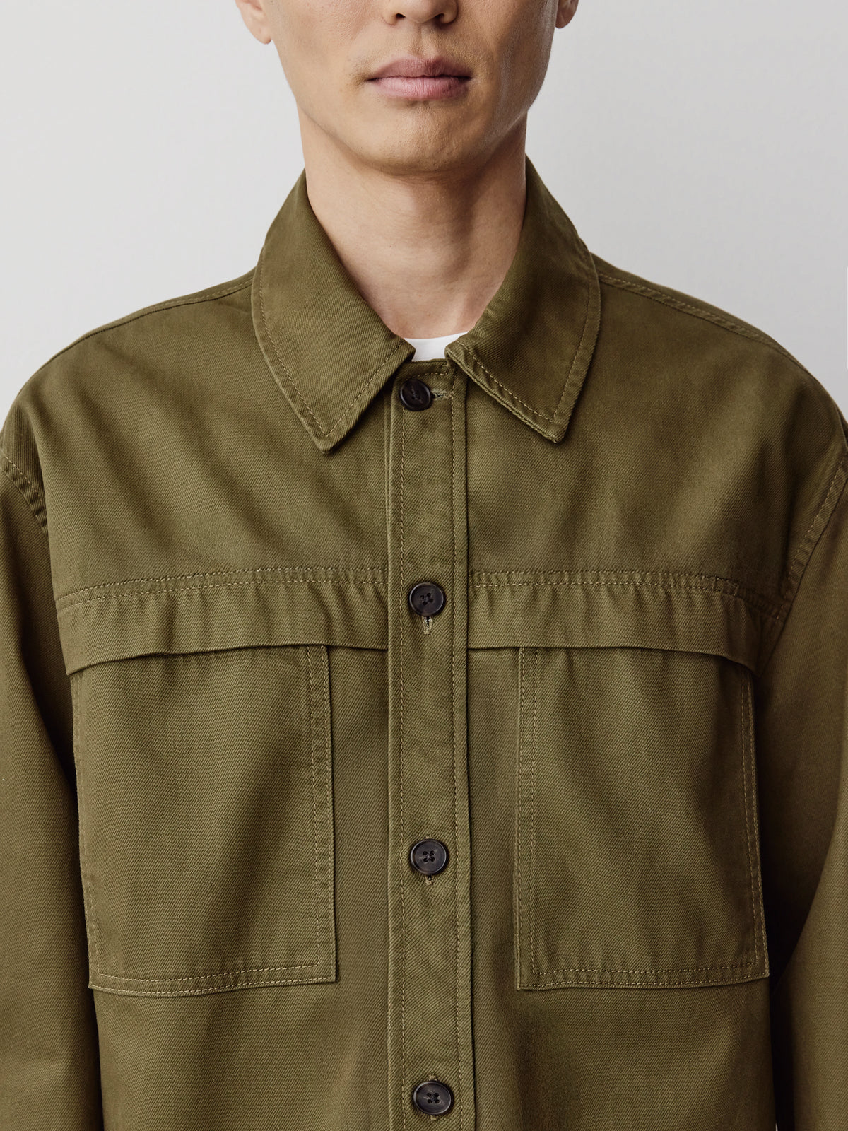 Cotton Twill Overshirt