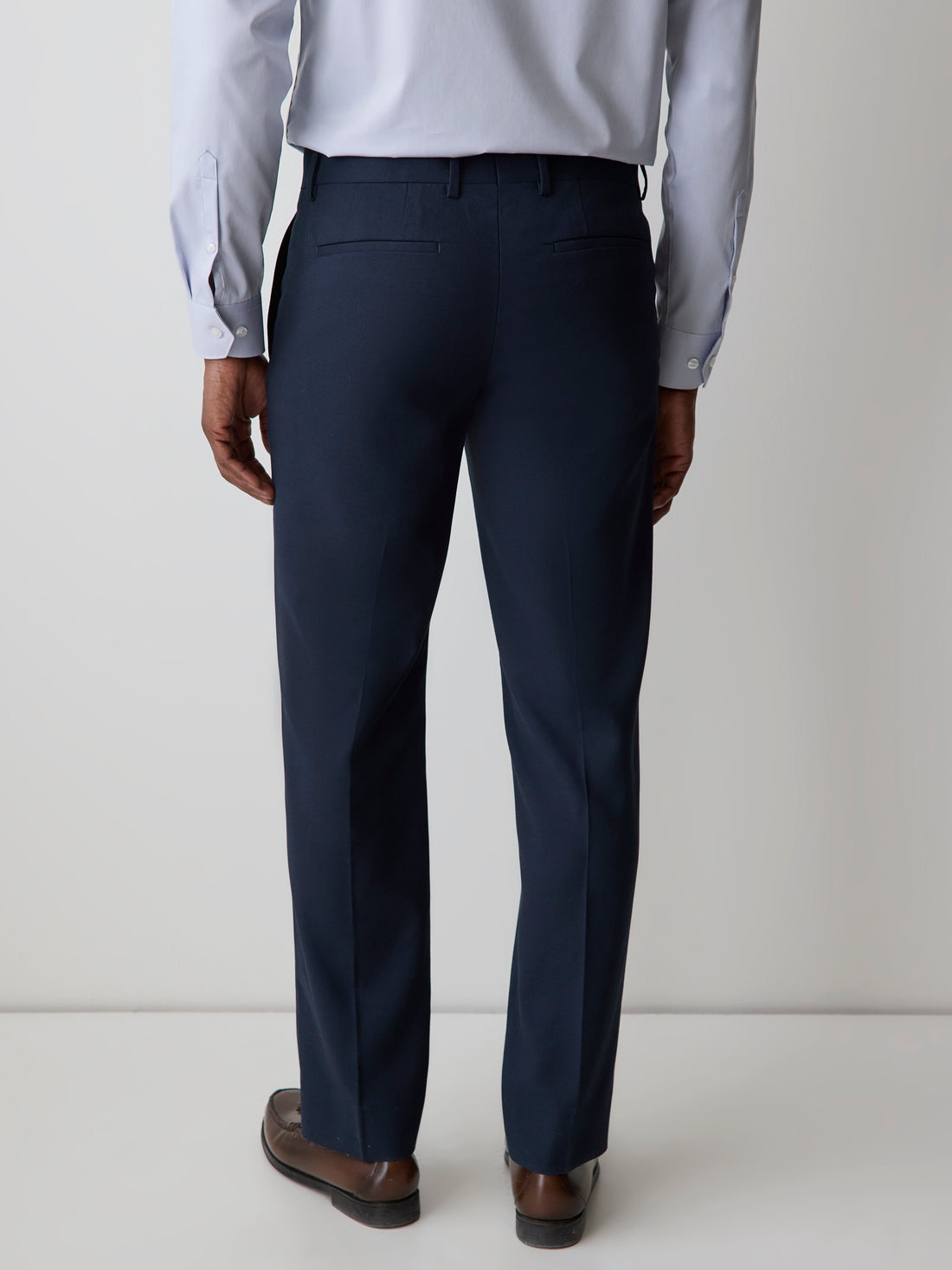 navy blue dress trousers Men's Tailored Fit Navy Blue Suit Pant – RW&CO