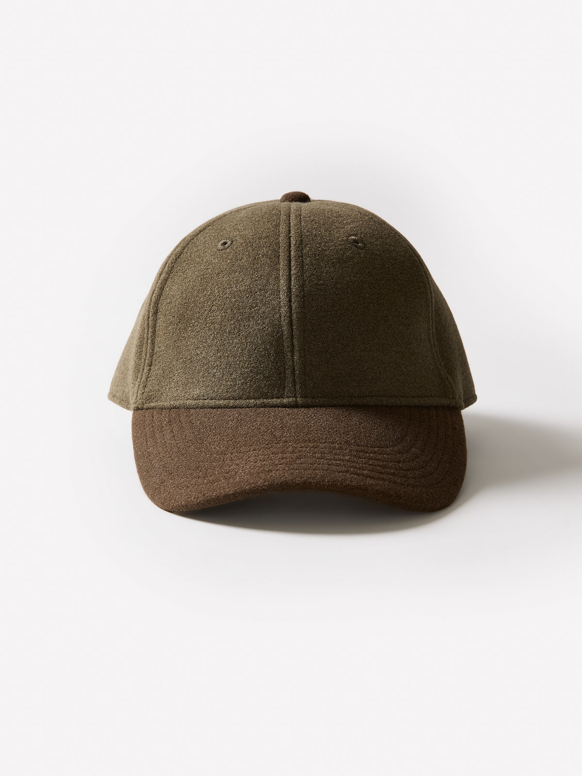 Baseball Cap Solid Two-Tone Felt