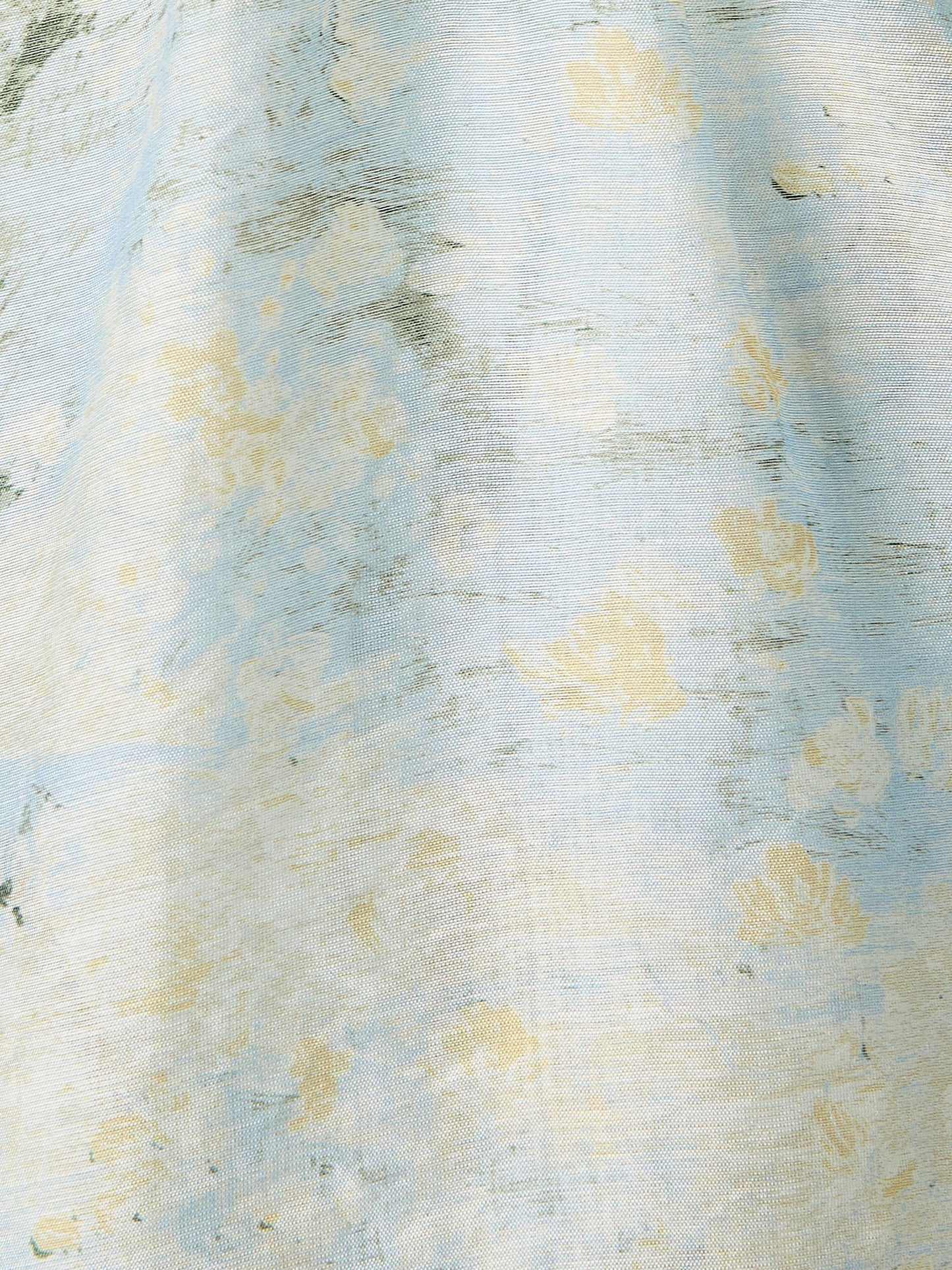 Woven Lyocell Voile Puff Sleeve Blouse