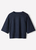Long-Raglan-Sleeve Crew-Neck Top