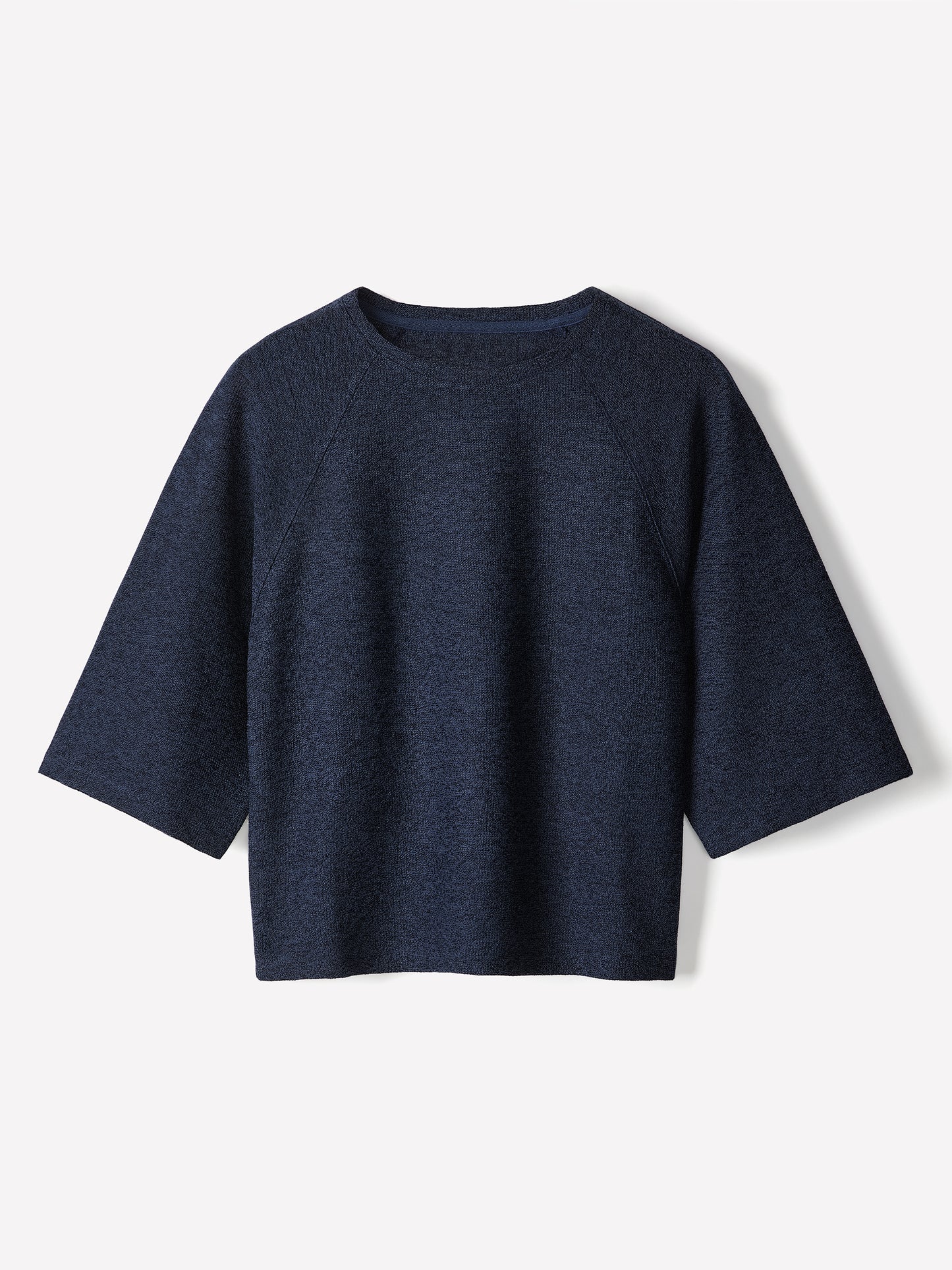 Long-Raglan-Sleeve Crew-Neck Top