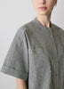 Woven Seersucker Button-Down Shirt