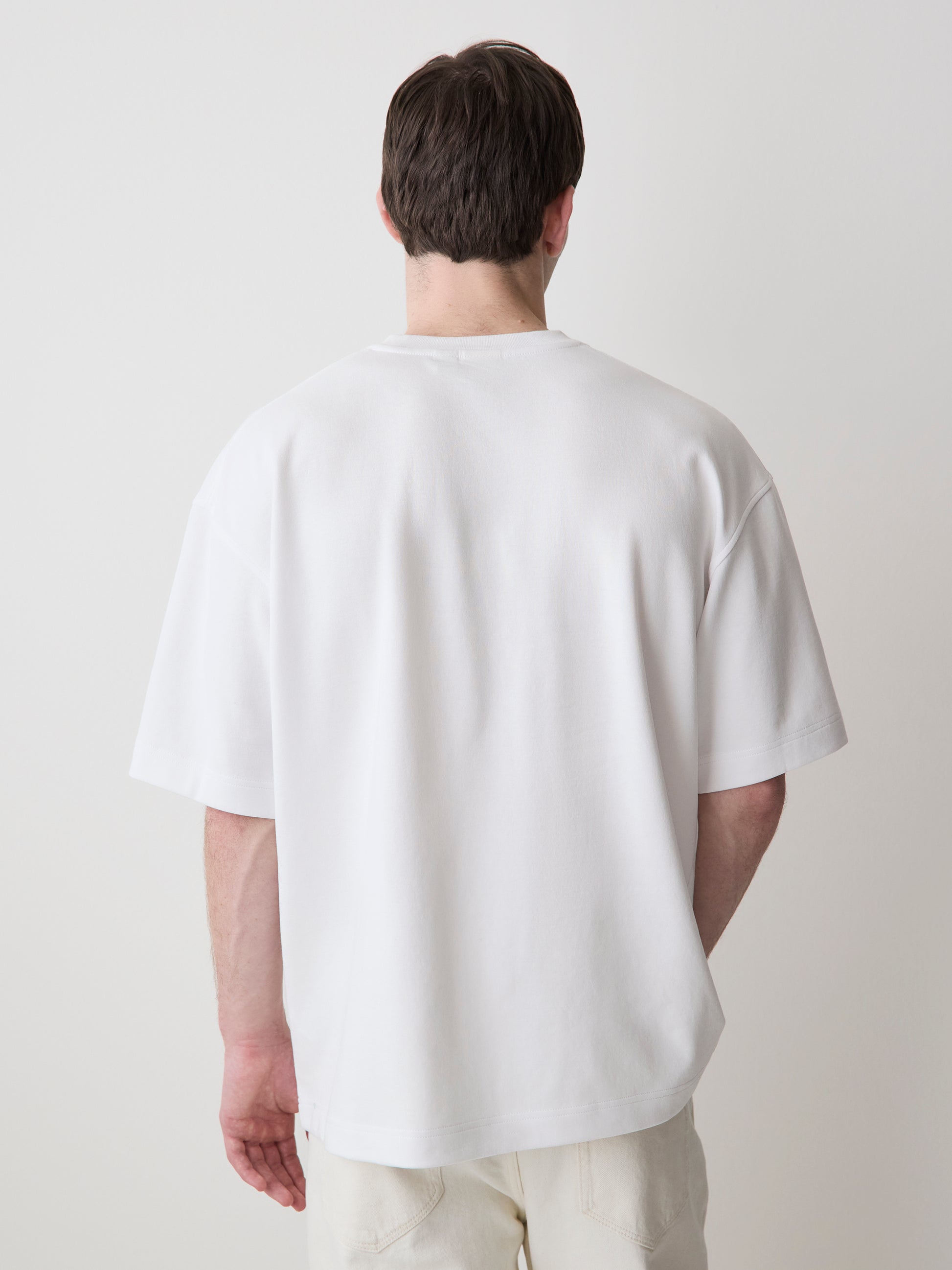 Oversized Short-Sleeve Crew-Neck Tee