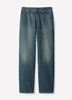 Mid-Rise Straight-Leg Jeans