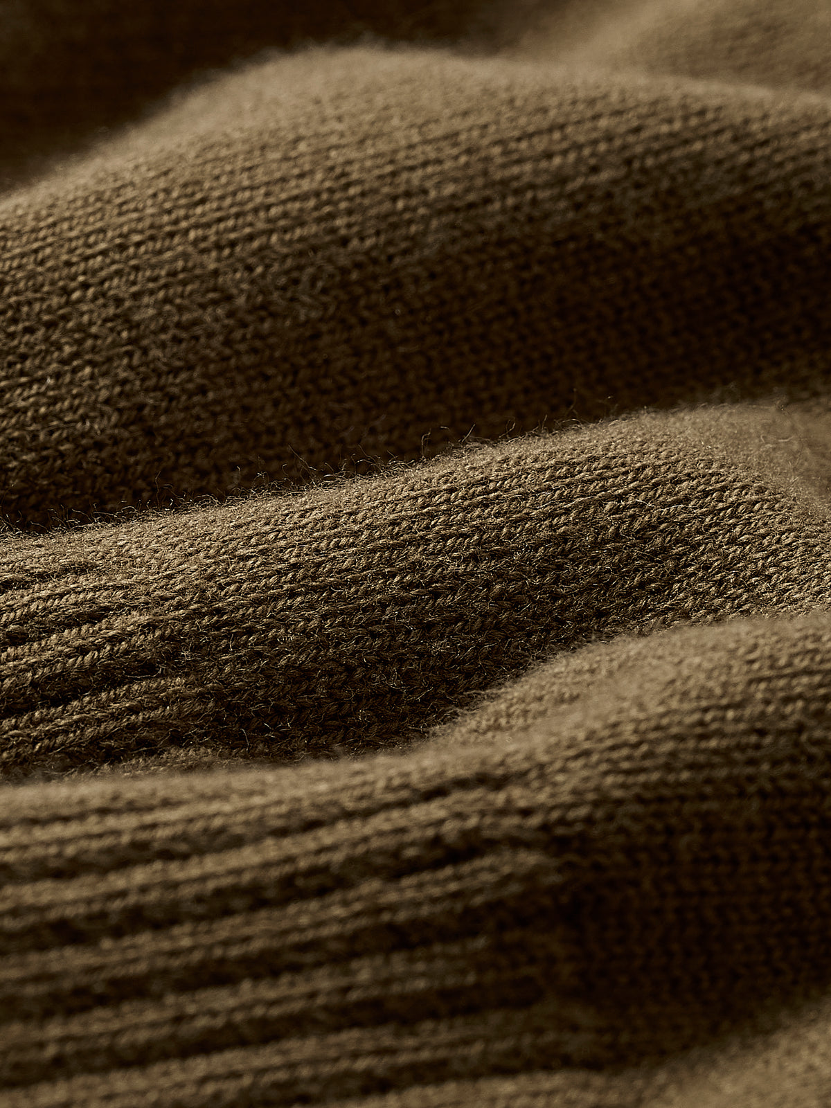 Long-Sleeve Half-Zip Mock-Neck Sweater