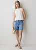 Sleeveless Embroidered Blouse