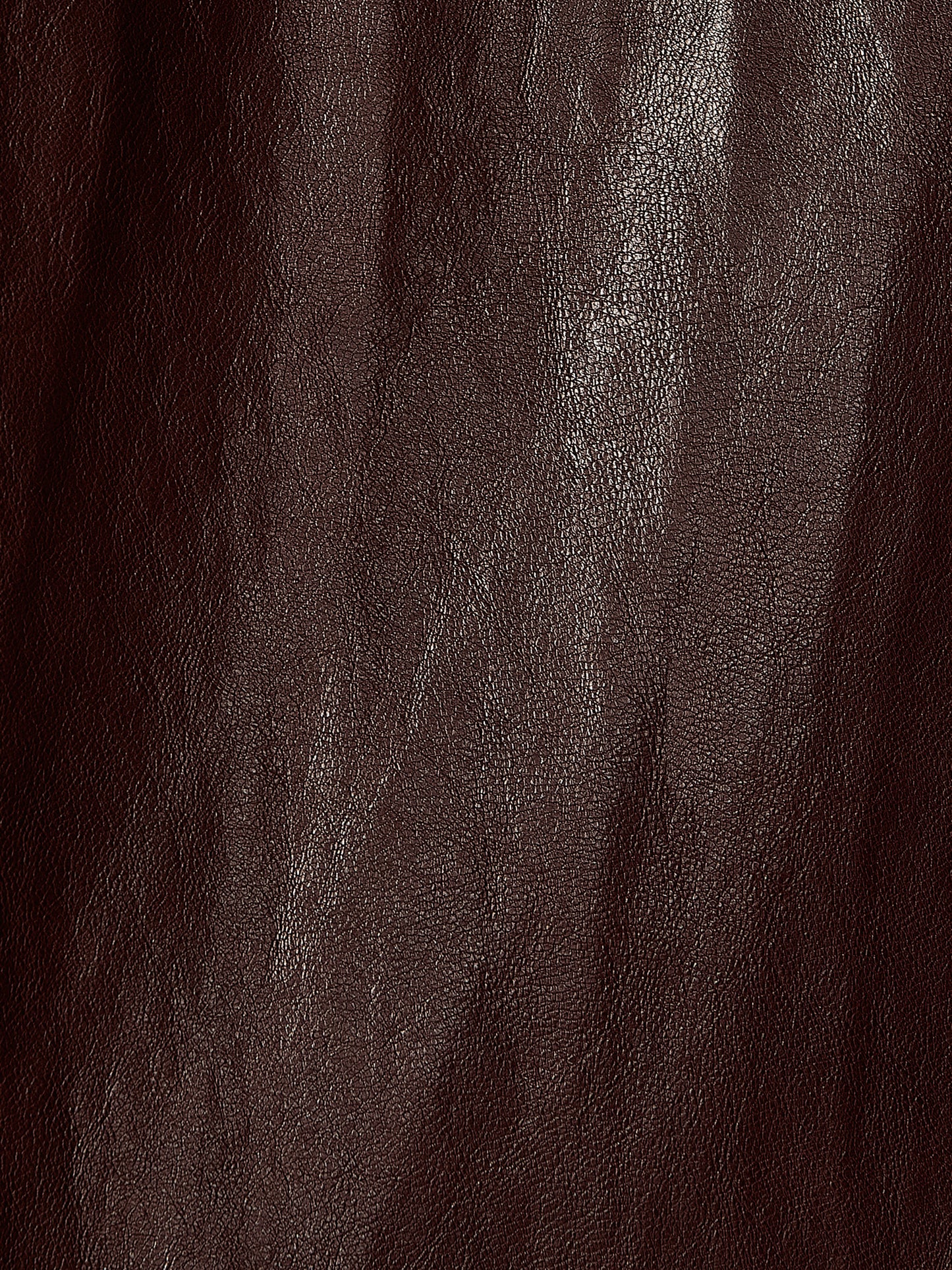 Woven High Rise Stretch PU Coated Skirt