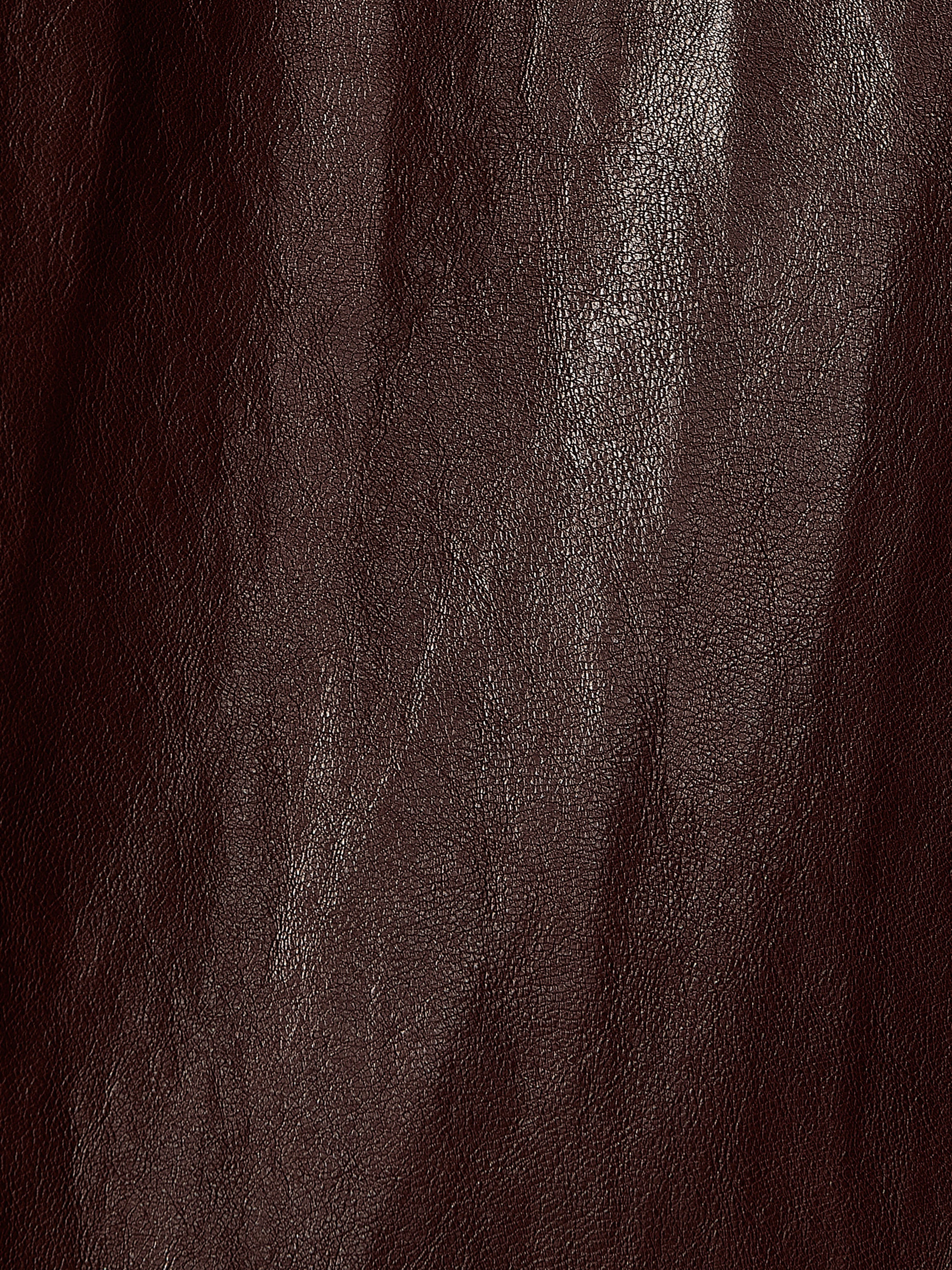 Woven High Rise Stretch PU Coated Skirt