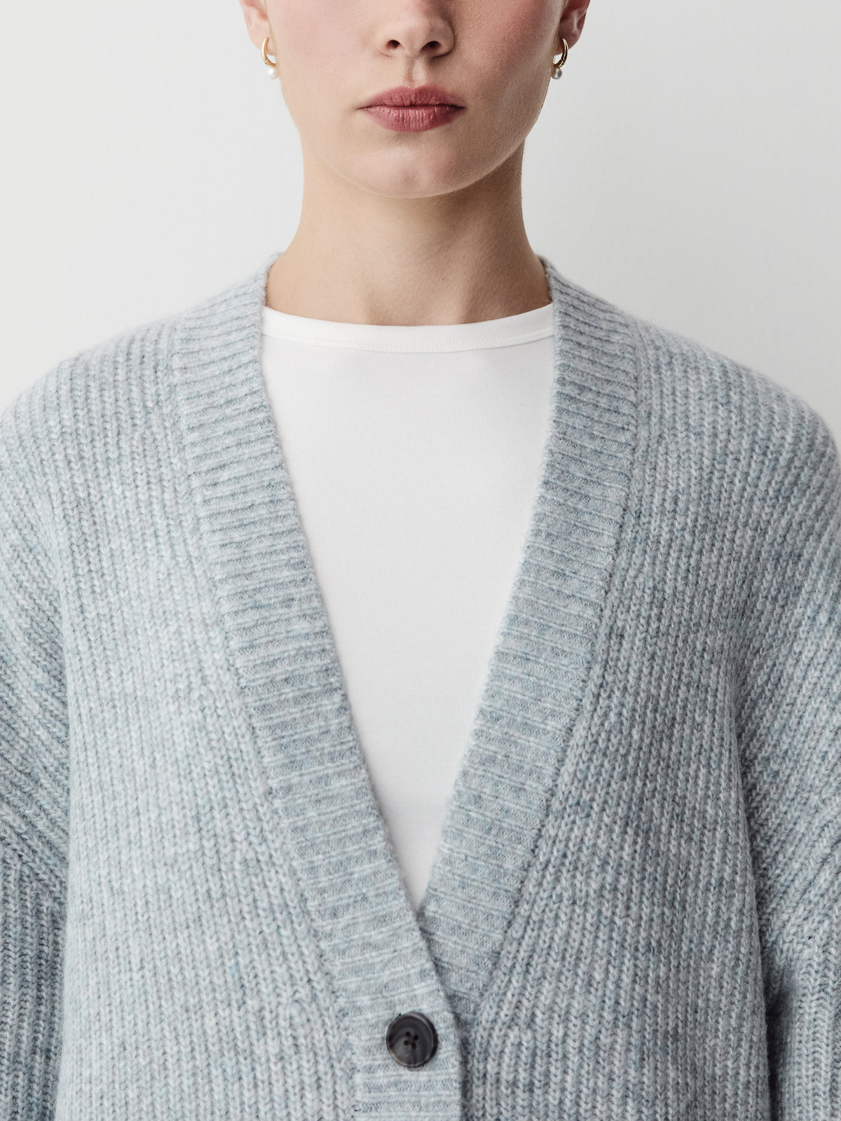 Long Cardigan Wool Blend