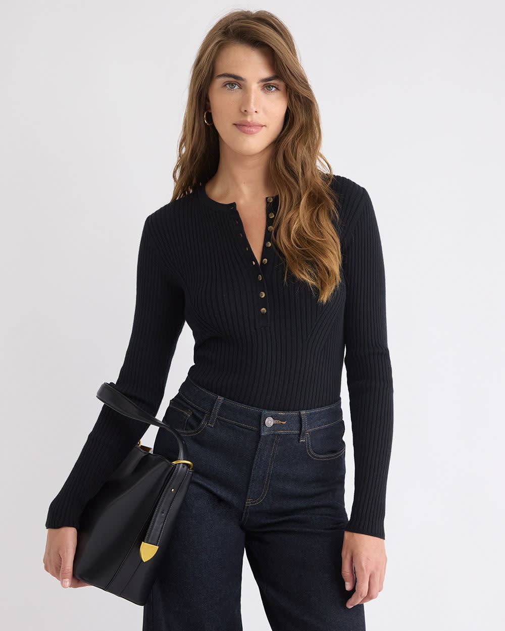 Pull Côtelé à Manches Longue