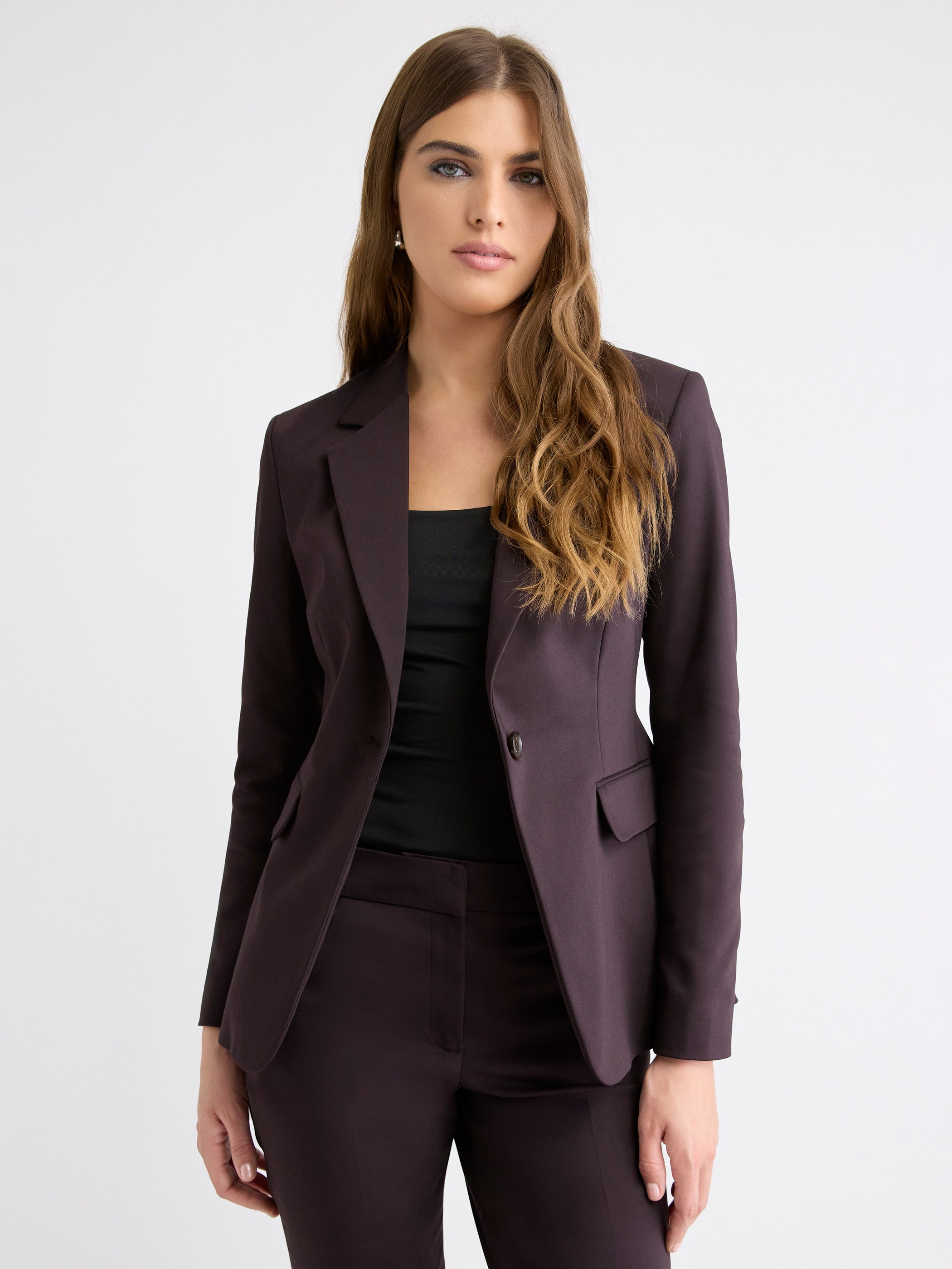 Veston Indispensable Ajusté à Boutonnage Simple