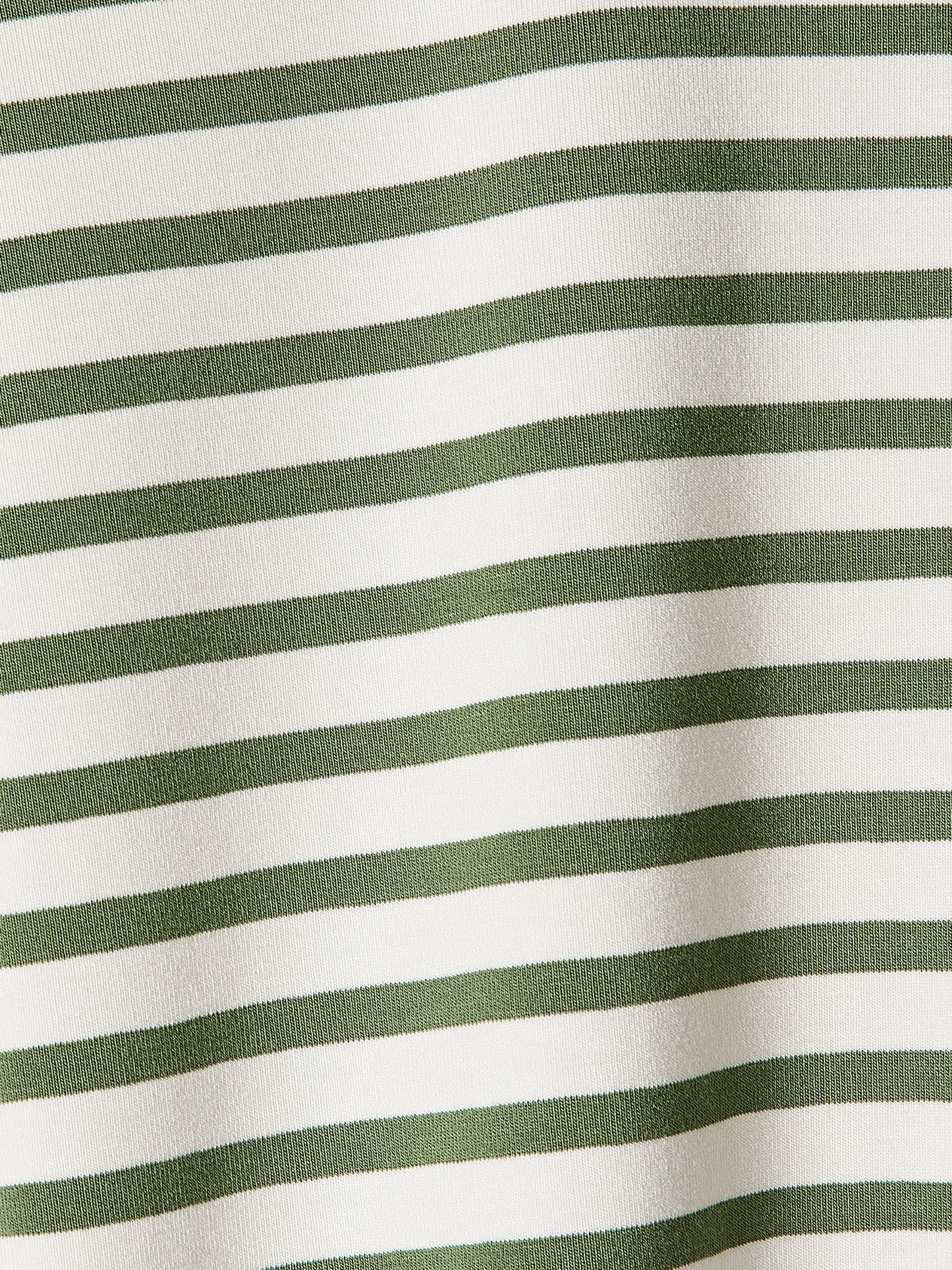 Striped Extended-Sleeve Crew-Neck Tee